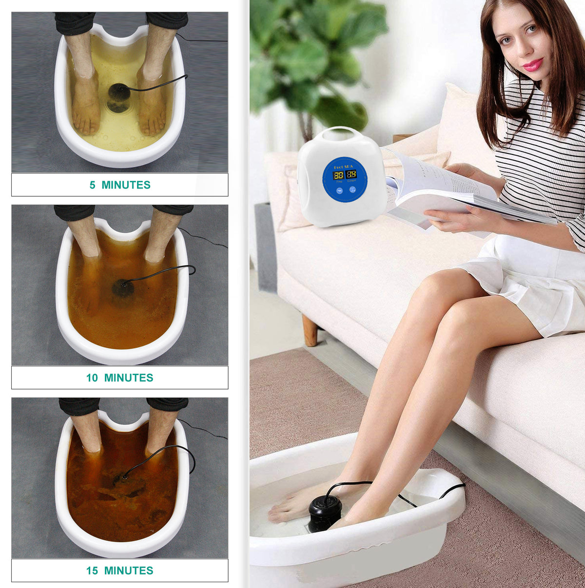 ionic detox foot bath